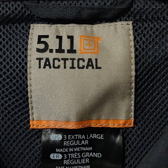 5.11 Taclite Pro L/S Charcoal Grey Men's Shirt 3XL Reg NEW WITH TAGS - Picture 2 of 5